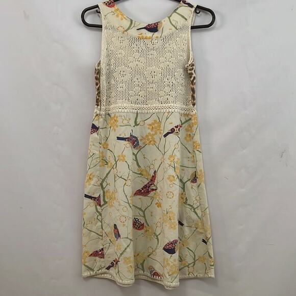 CECILIA  PRADO ALGODAO BLEND BIRD DRESS SIZE PS - Picture 2 of 11